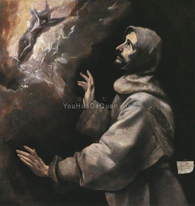 St. Francis Receiving the Stigmata - 埃尔·格列柯